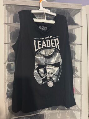 Star Wars Womens' Black 'Troop Leader' Graphic Tank Top